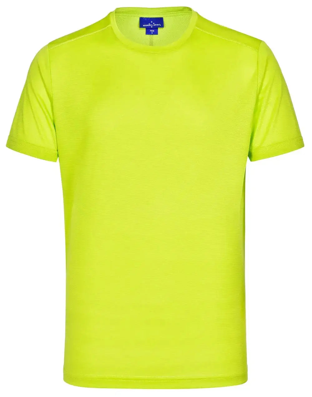 Men's Rapid CoolTM Ultra Light Tee Shirt TS39 Casual Wear Winning Spirit Lime Green XS